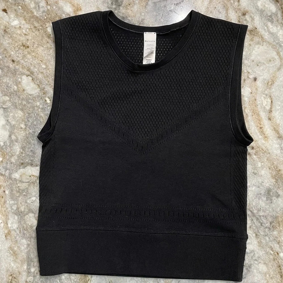 Athleta Summer 2019 Pavana Crop Tank Black Size XXS/XS Style 405156 - Picture 2 of 9